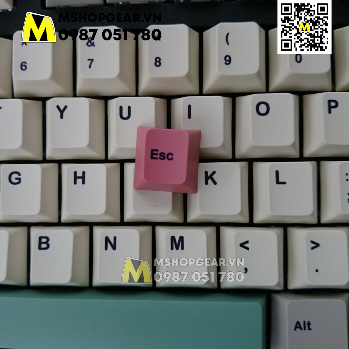 Keycap 9009 clone thick pbt cherry profile dye-sub 125 keys
