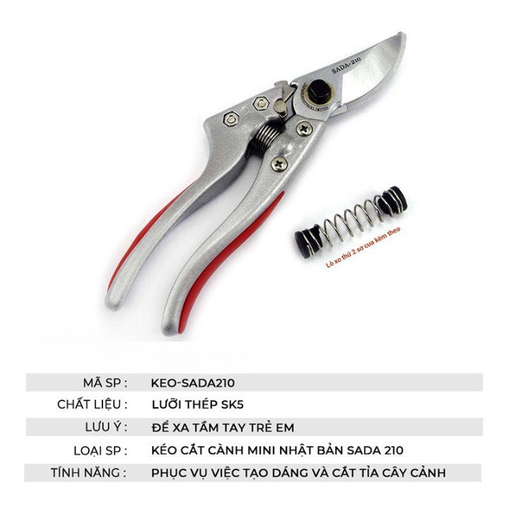 Kéo cắt tỉa cành cây nhật bản