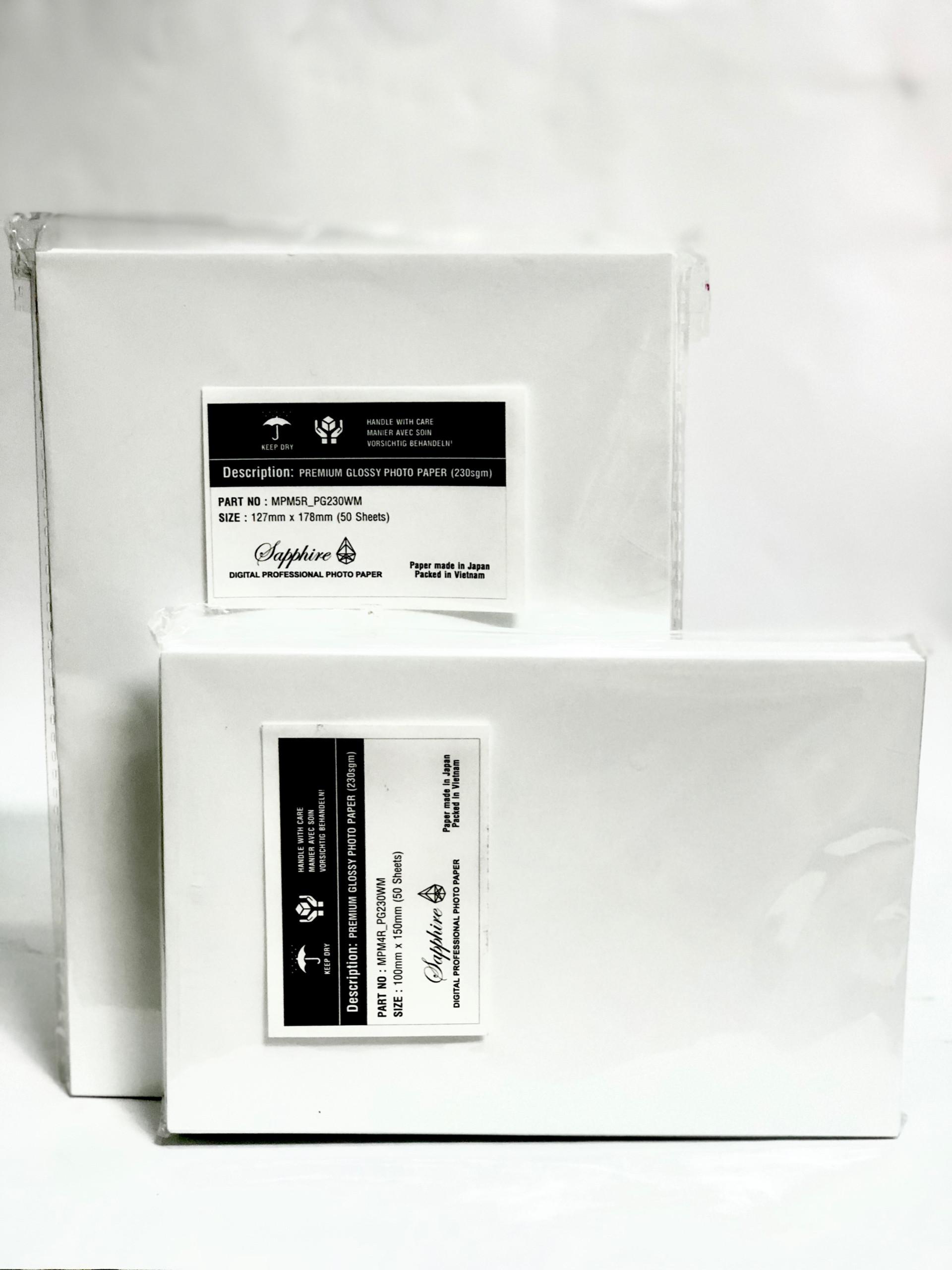5 XẤP GIẤY IN ẢNH SAPPHIRE 10 X 15