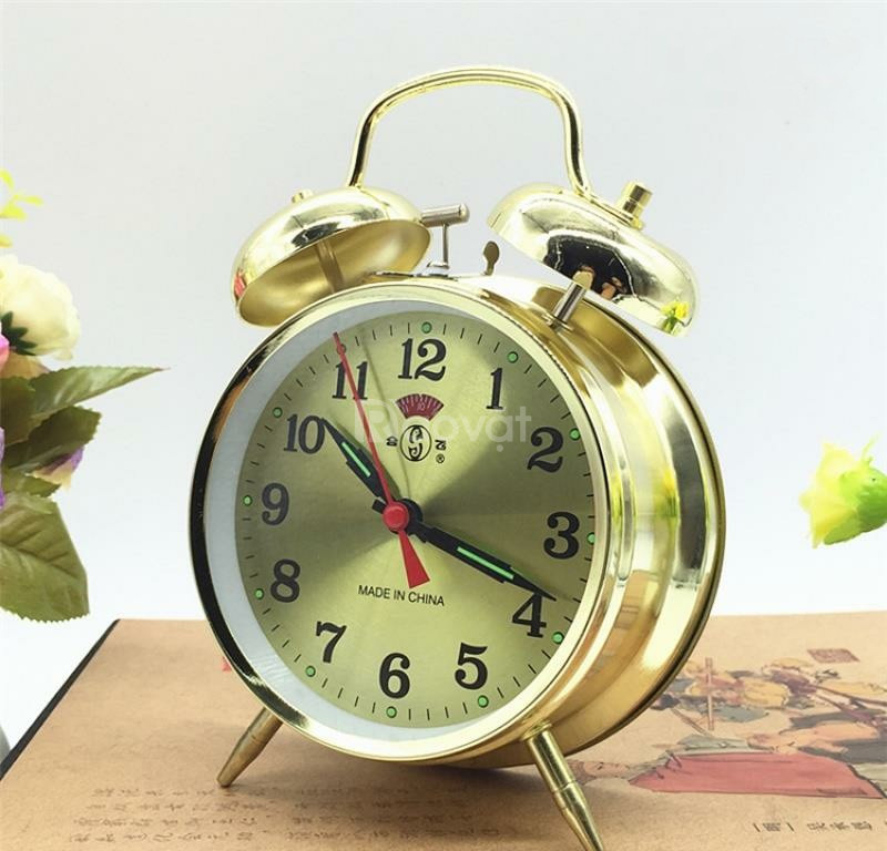 [HCM]ĐỒNG HỒ BÁO THỨC CHUÔNG REO CỔ ĐIỂN