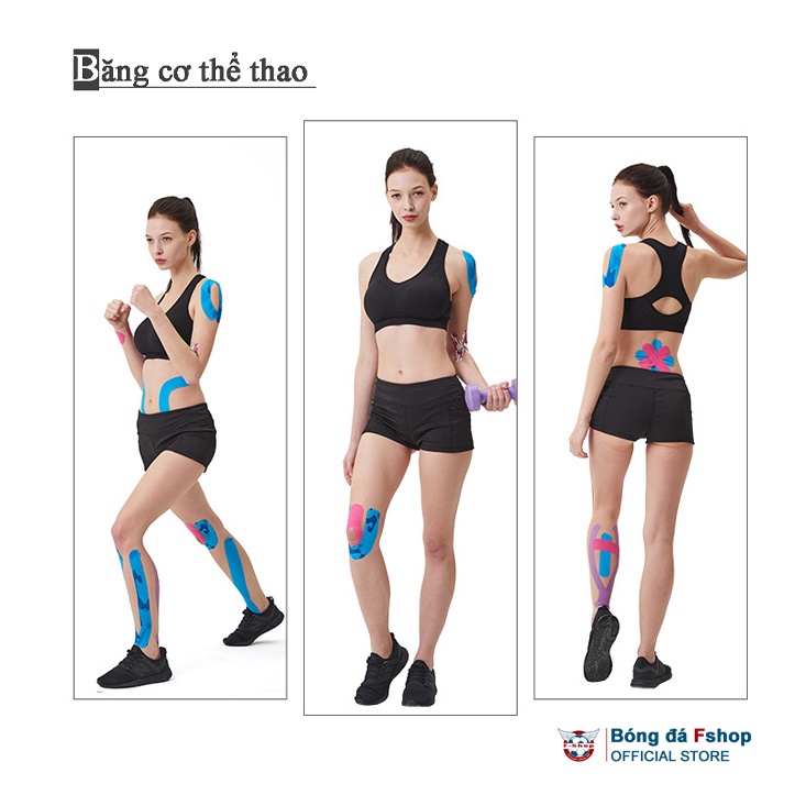 Băng dán cơ thể thao - Băng cơ bảo vệ, chống dãn cơ