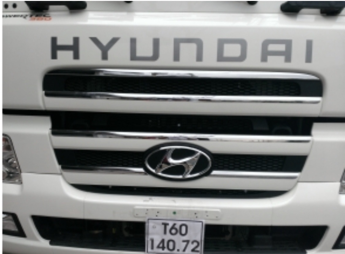 Tem chữ Hyundai dán đầu xe tải loại cao cấp, tem dán xe tải, kèm hình thật