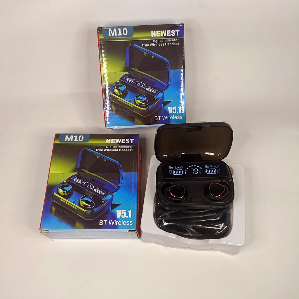 🎁Bluetooth 5.1 M10🎁 Tai Nghe Gaming Bluetooth 5.1 M10 - Tai Nghe Bluetooth 5.1 Xuyên Âm - Chống Ồn - Hạn Chế Trễ - Cảm Biến - Sử Dụng 6 Giờ Liên Tục