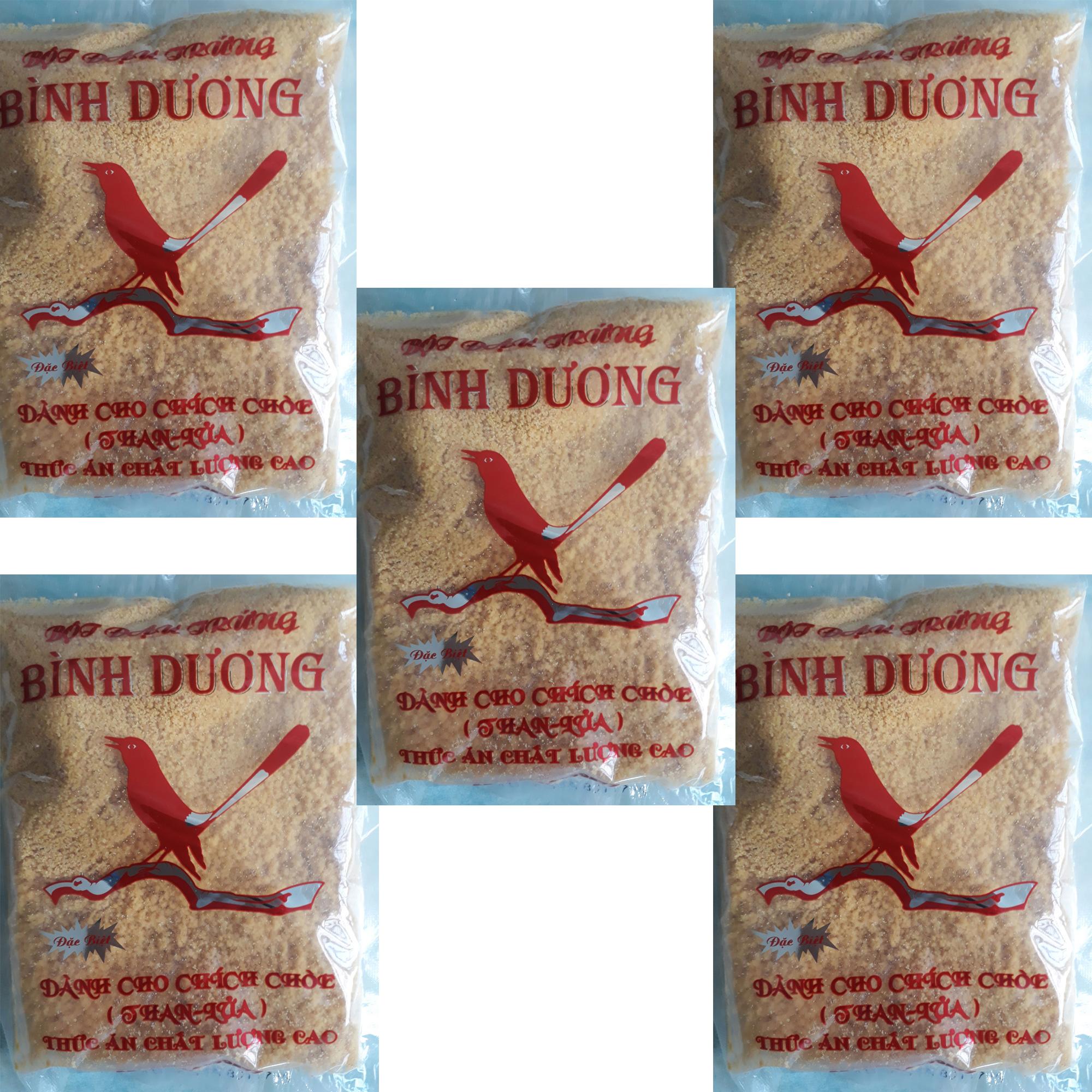 Combo 5 gói cám bình dương chích chòe loại đặc biệt 100g - bột đậu trứng thức ăn chim