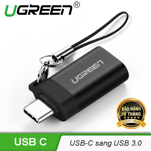 [HCM]Đầu chuyển đổi USB Type-C sang USB 3.0 UGREEN US270 50284