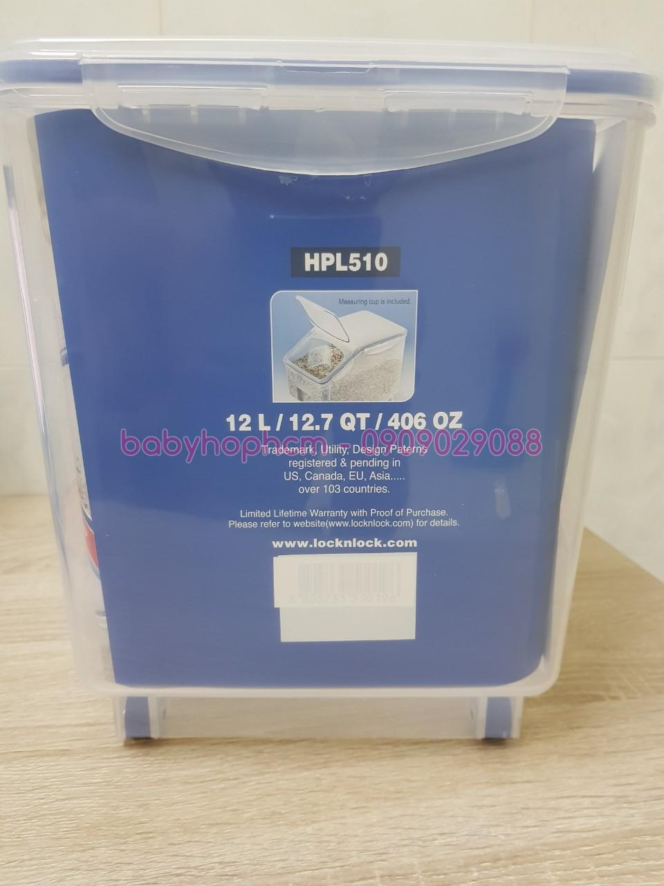 Thùng đựng gạo Lock&Lock 10Kg HPL510