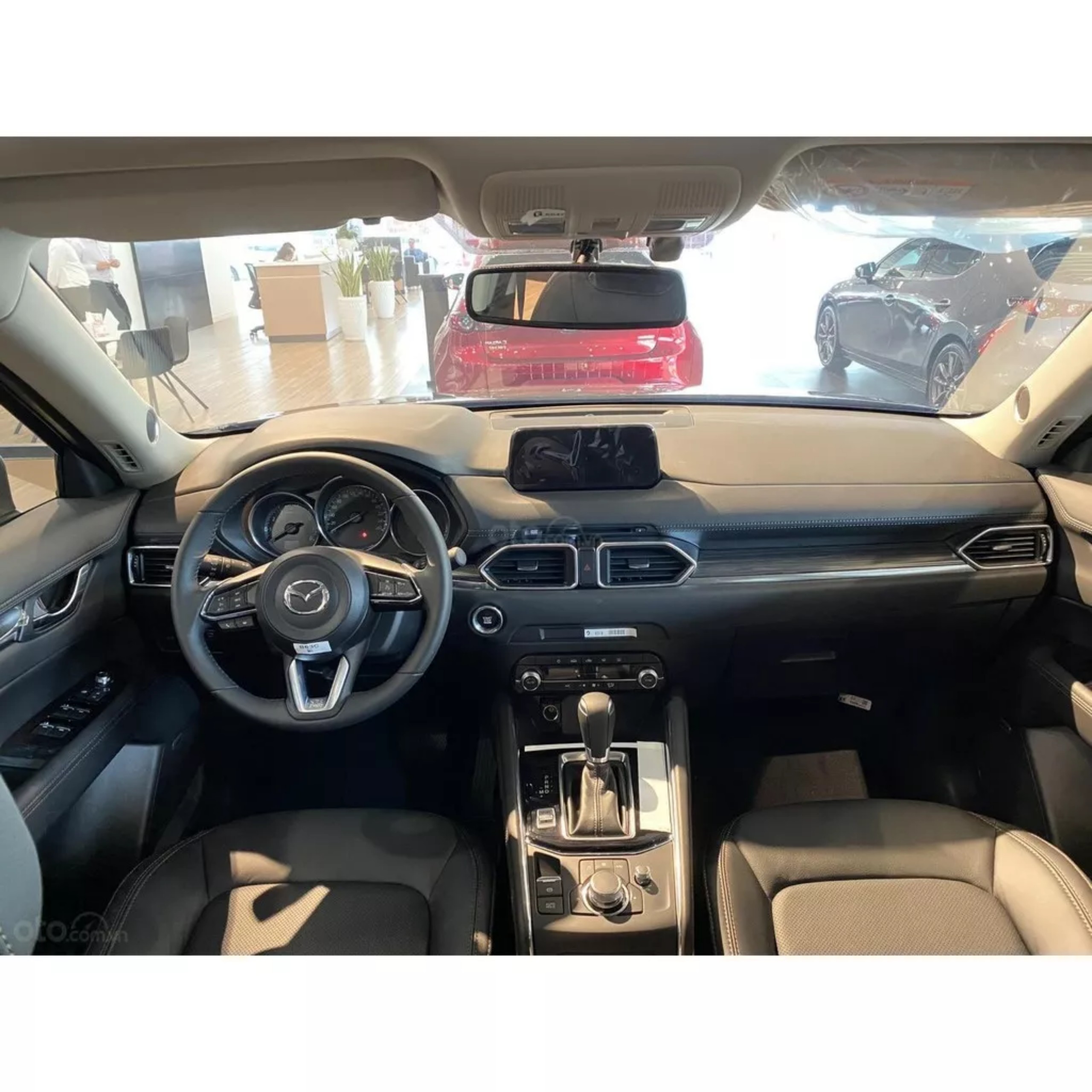 Thảm phủ taplo Mazda CX5 2017-2023 chống nắng đế silicon chống trơn trượt