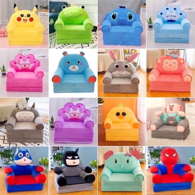 đệm shofa cho bé, đệm ghế lười,đệm 3 tầng