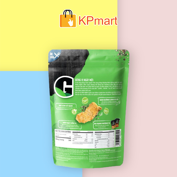 Da cá vị tiêu đen G Kitchen 25g