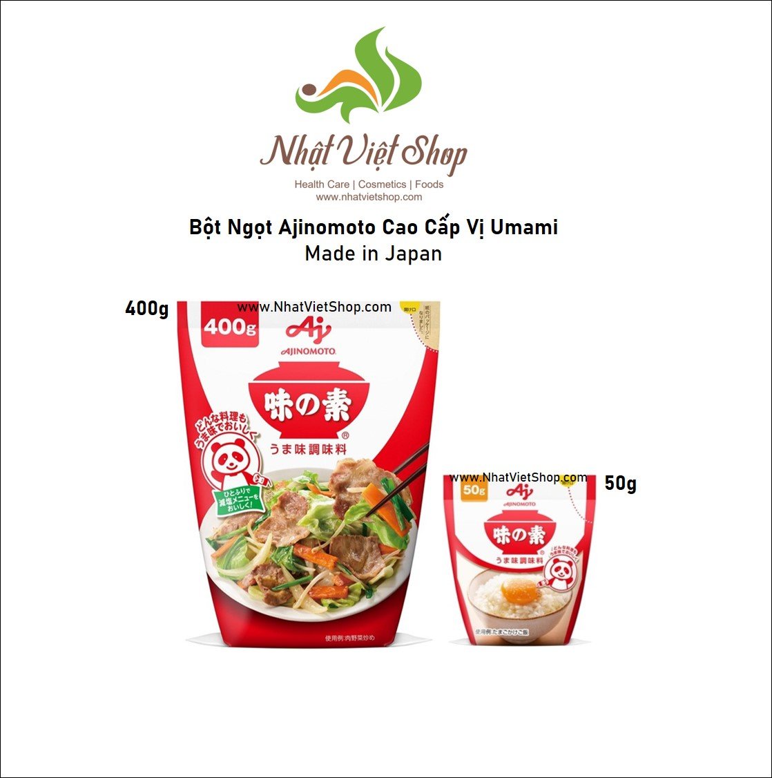 Bột Ngọt Ajinomoto Nhật Bản Cao Cấp Vị Umami