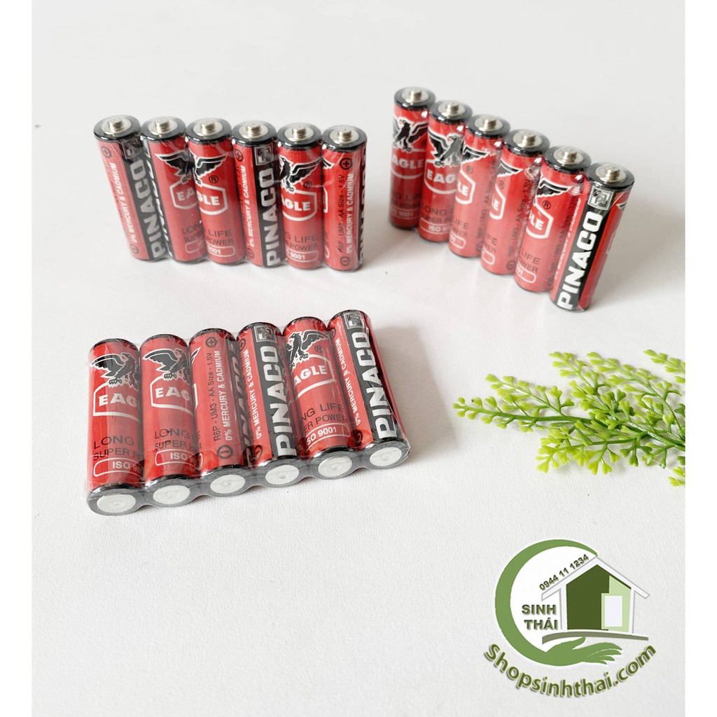 [HCM]Pin lớn 2A (AA) - Pin Con Ó Pinaco 1.5V ( 4 viên )
