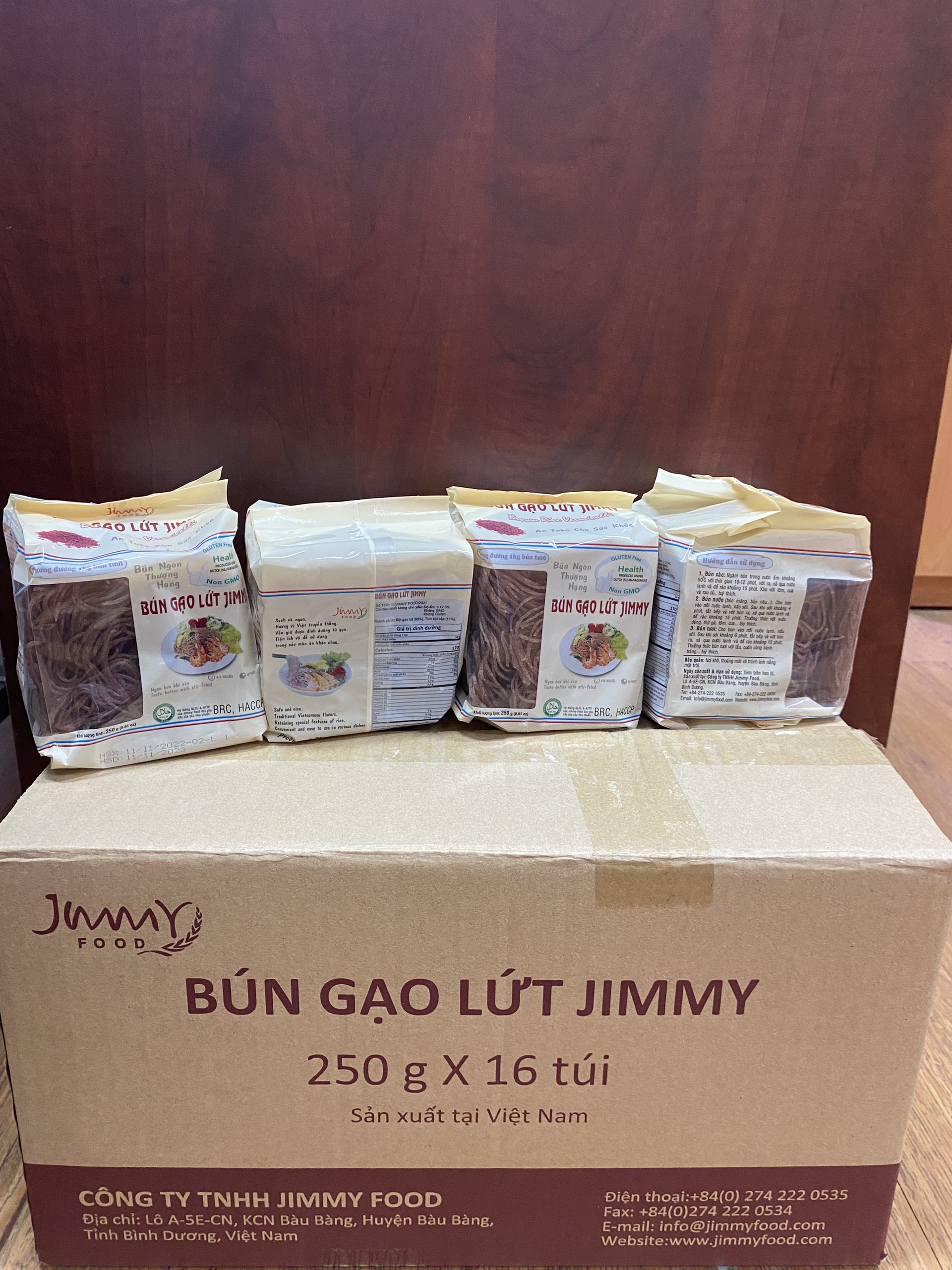 Combo 2 túi bún gạo lứt 250g date mới nhất