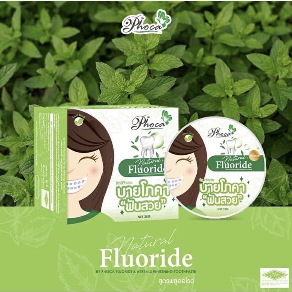 Kem Đánh Răng Thảo Dược Phoca Thái Lan 25G