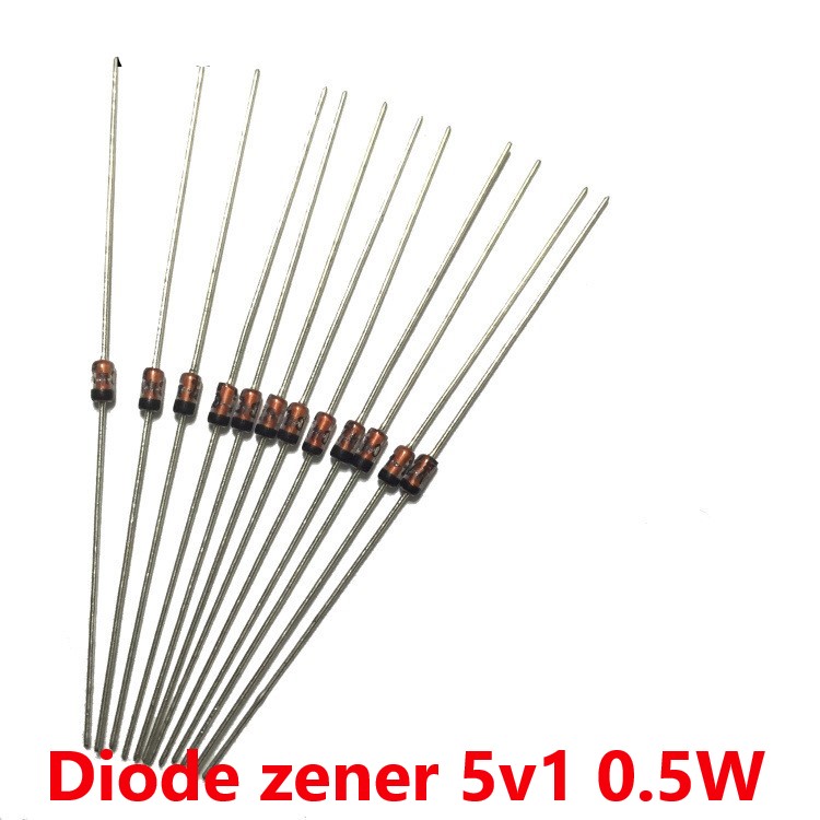 Diode zener 9v1 9.1v 0.5w chân cắm