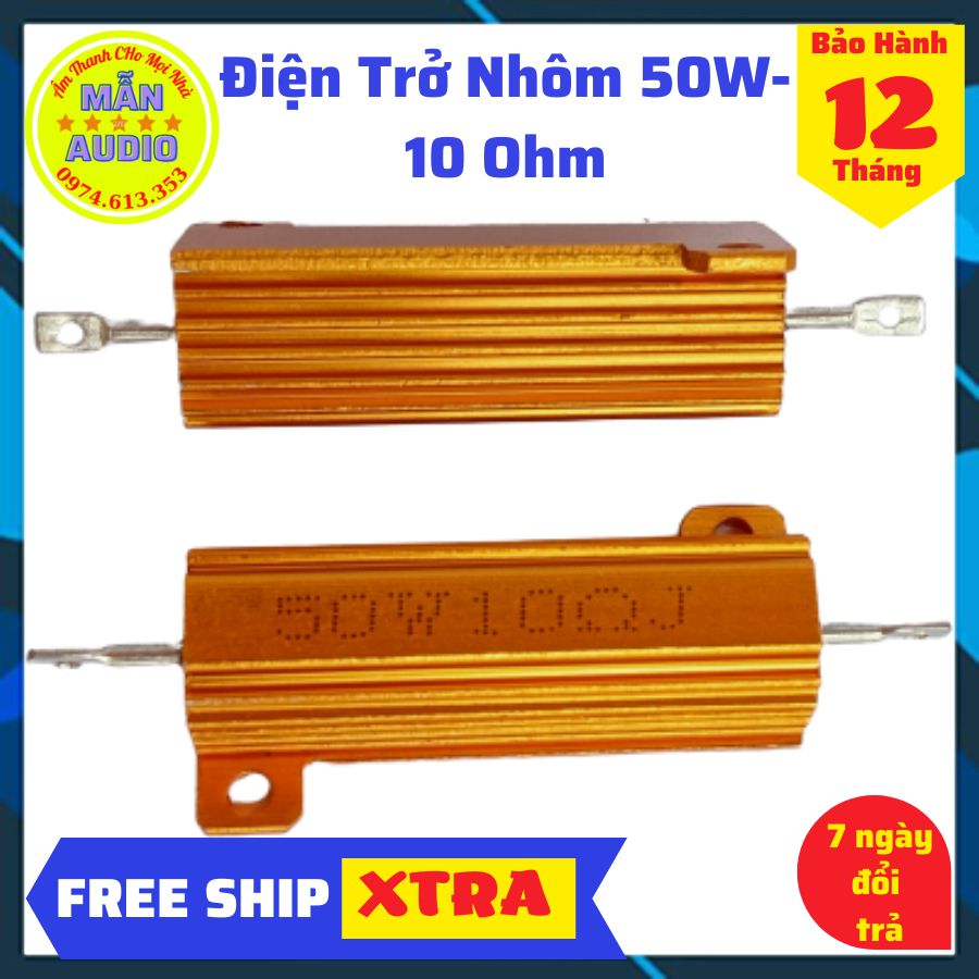 Điện trở nhôm 50W- 10 Ohm