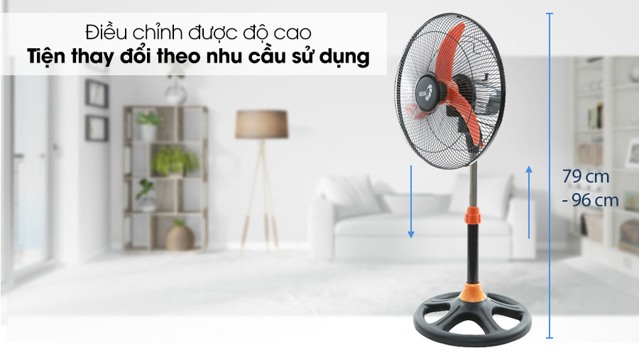Quạt lửng sắt Asia A16008 (45W, sải cánh 40cm)