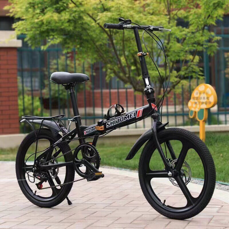 Xe đạp thể thao Shiaomei đúc gấp gọn, 20 inch tiện lợi dễ gấp gọn kèm ảnh video thật