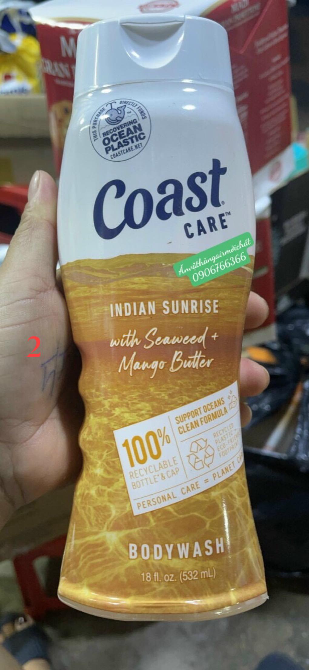 [HÀNG MỸ]SỮA TẮM COAST CARE CHAI 532 Ml