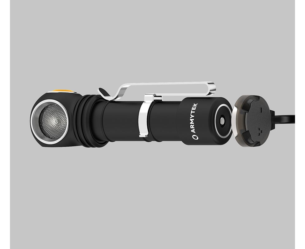 Armytek technician C2 pro premium multifunctional humpback flashlight 2330lm long-brightness gold T-shirts 129m use magnet charging 18650 mAh