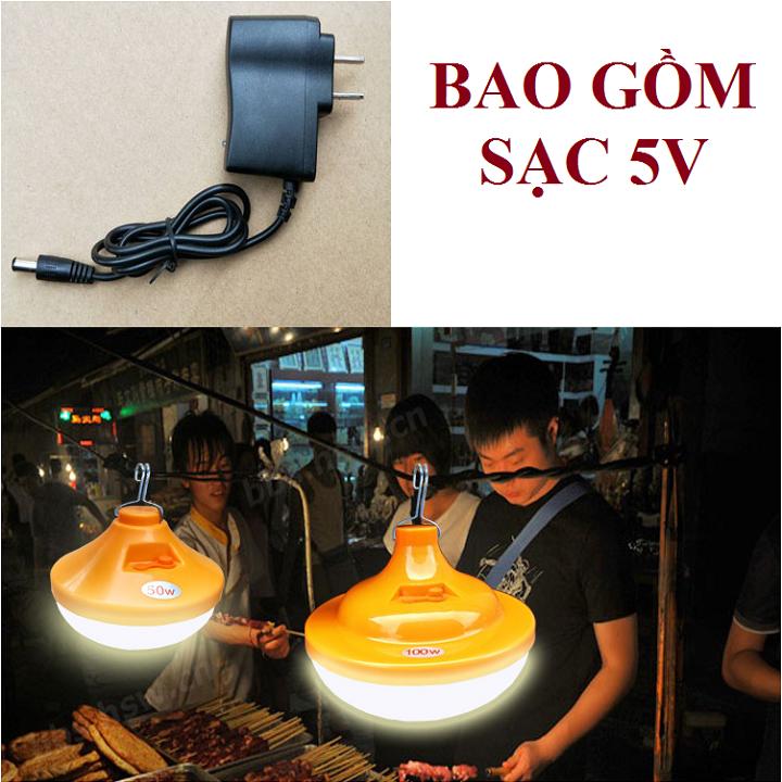 [HCM]Đèn LED tích điện 5v- từ 100w đến 200w