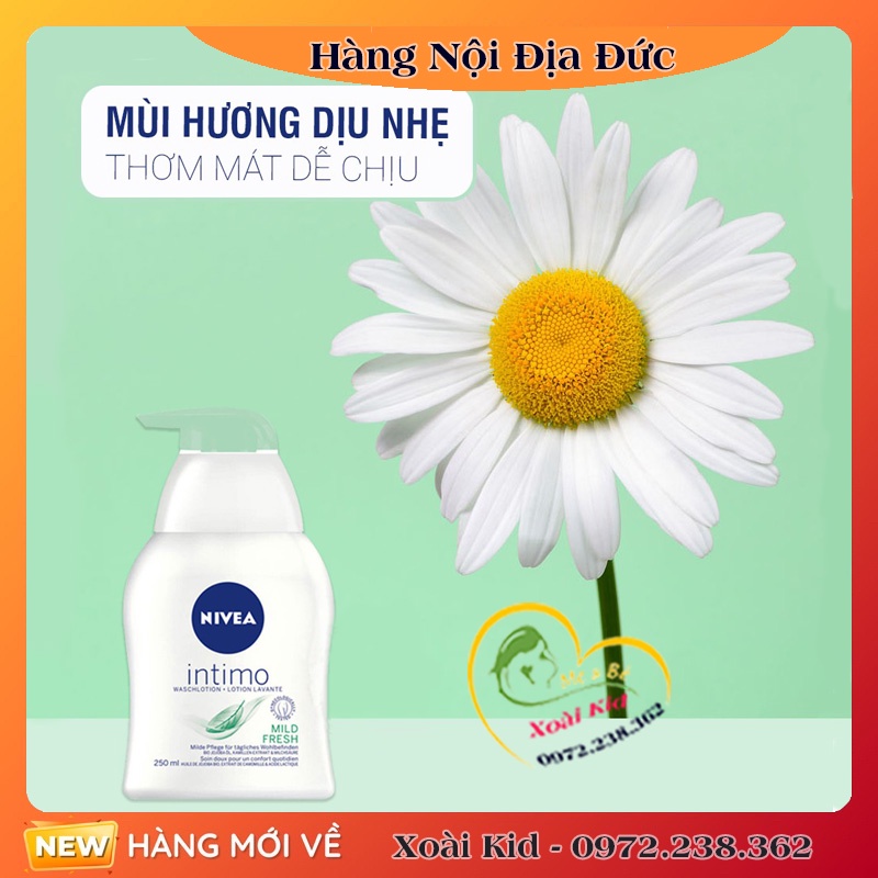 [Chính Hãng ĐỦ BILL] DUNG DỊCH VỆ SINH PHỤ NỮ NIVEA ĐỨC 250ML