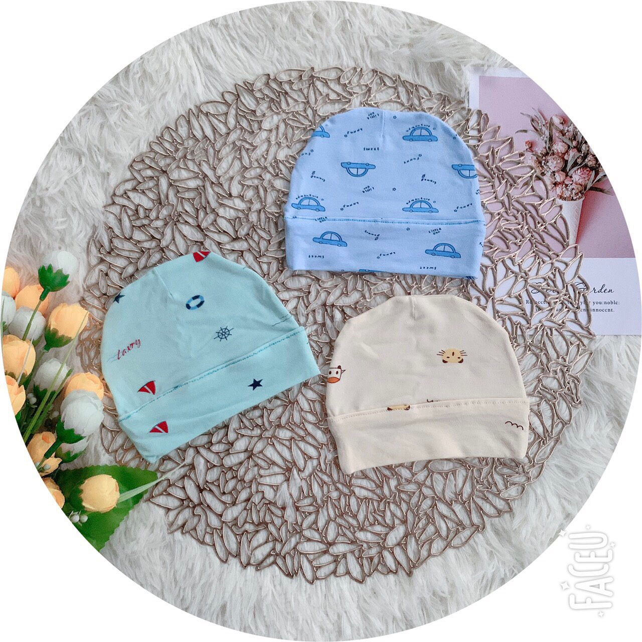 Mũ thun lạnh cho bé sơ sinh