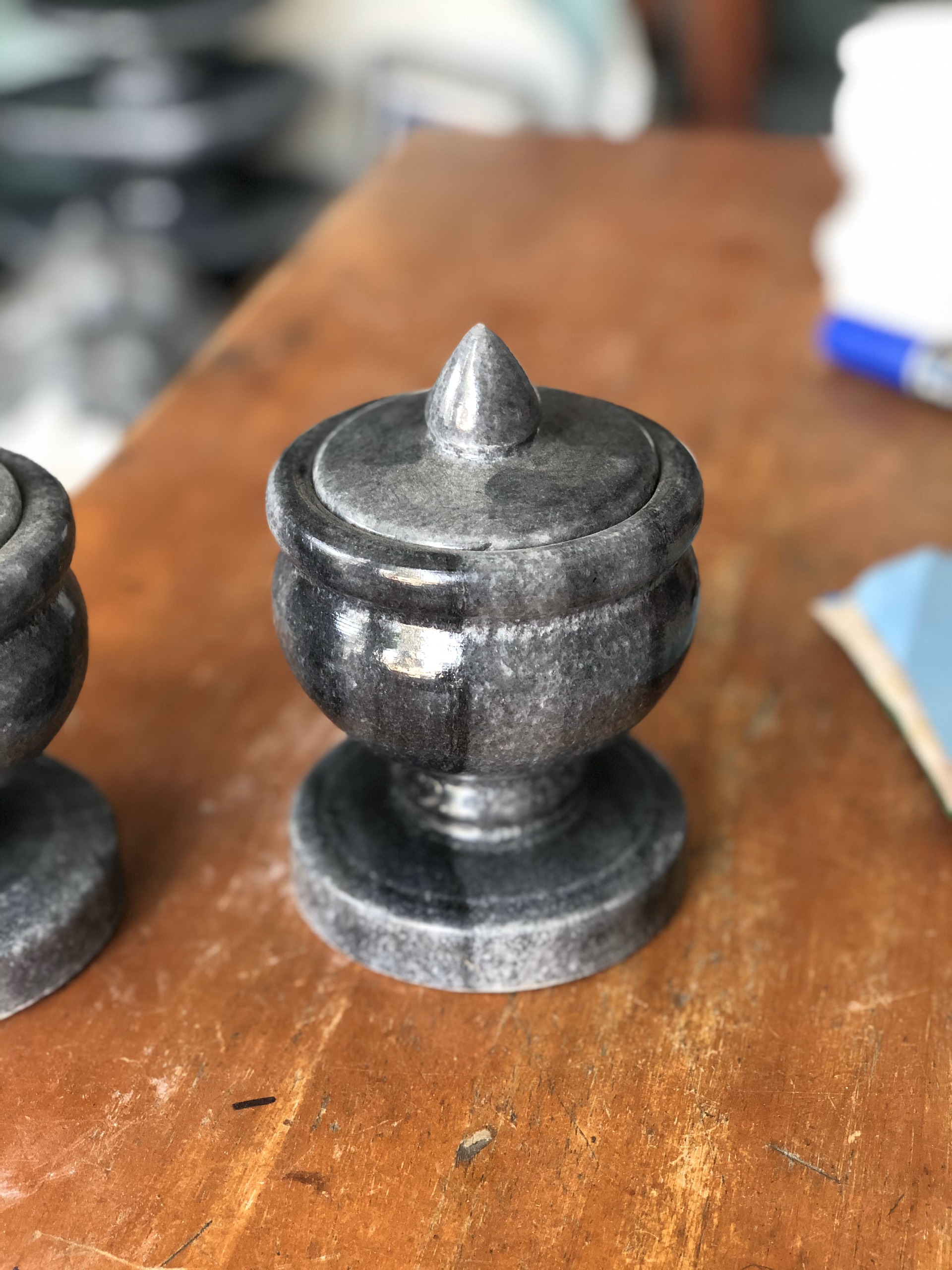 [FreeshipMAX] ly nước thờ đá non nước cao 12cm bán theo đôi