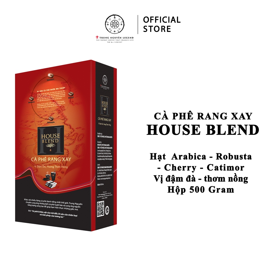 [HCM]Cà phê rang xay Trung Nguyên - Cà phê House Blend