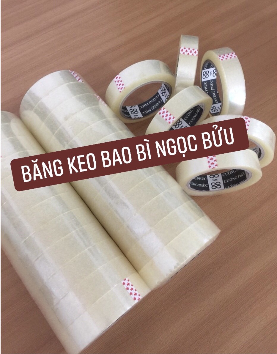 BĂNG KEO TRONG - ĐỤC (1.2F, 2F, 5F, 6F, 1 Tấc)