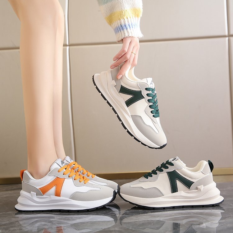 Giày nữ độn đế tăng 5cm chiều cao phong cách Hàn Quốc
