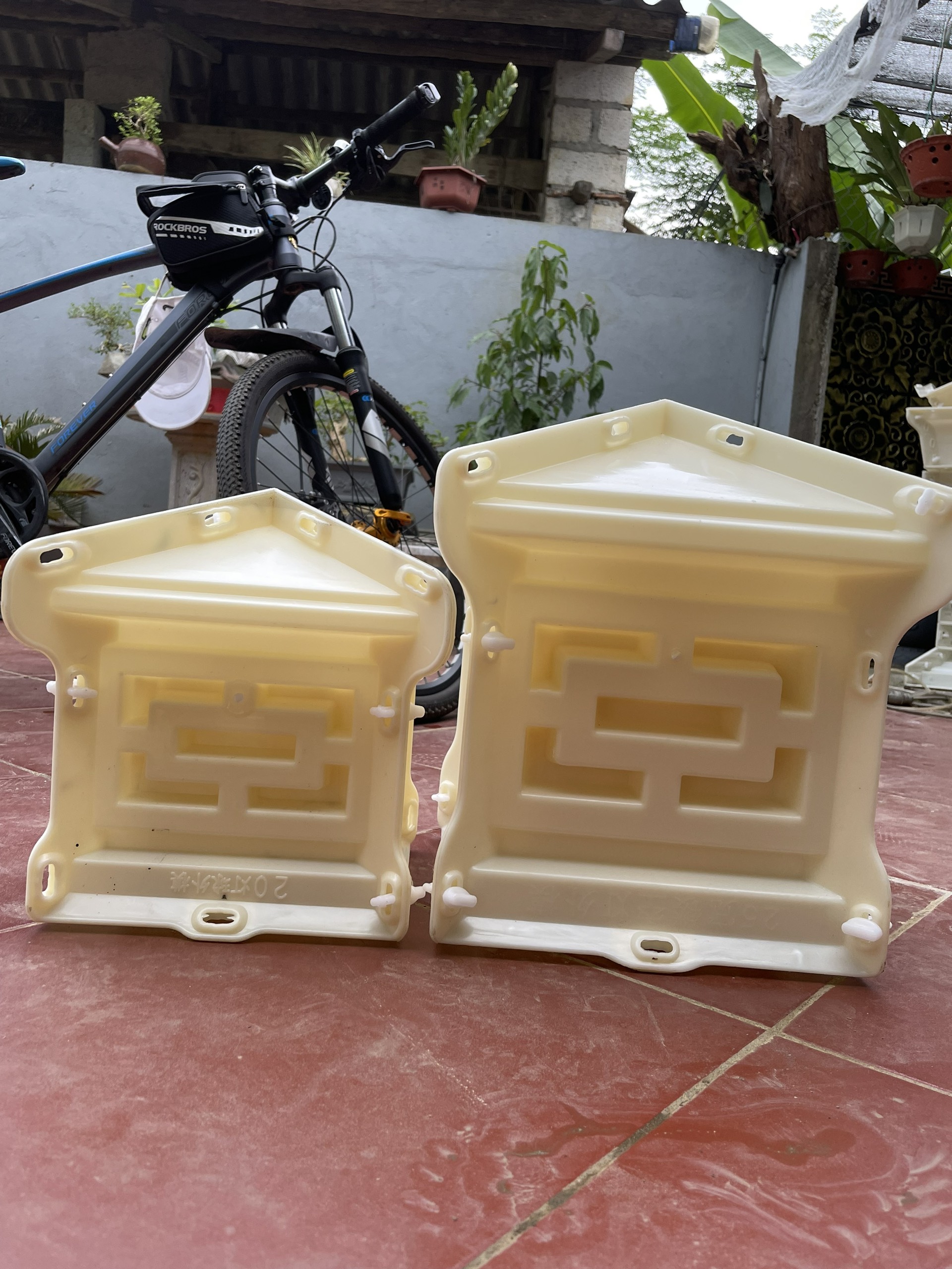 khuôn đúc trụ đèn trang trí sân vườn (khuôn nhựa ABS siêu bền)
