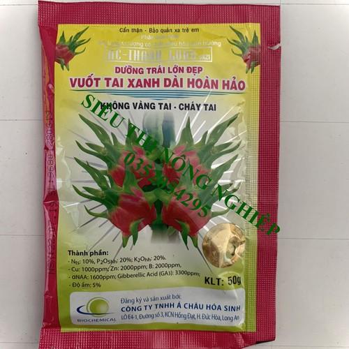 Dưỡng trái lớn đẹp - vuốt tai xanh dài hoàn hảo - chuyên dùng cho thanh long - AC-Thanh Long SR21 gói 50gr