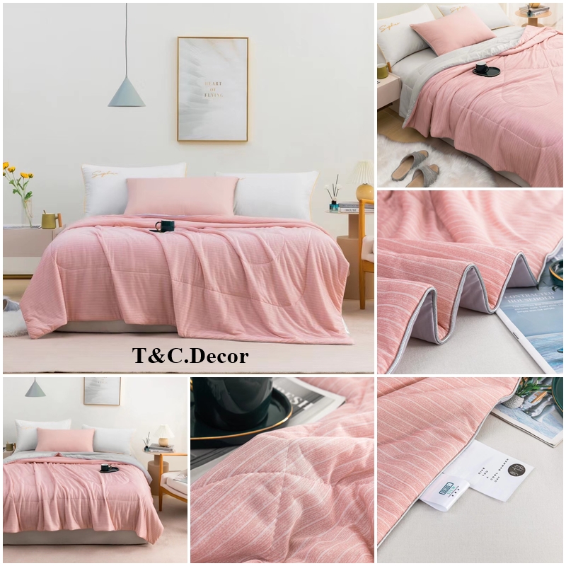 chăn hè mền hè thun lạnh trần bông siêu mềm mịn mát,size 2mx2m3