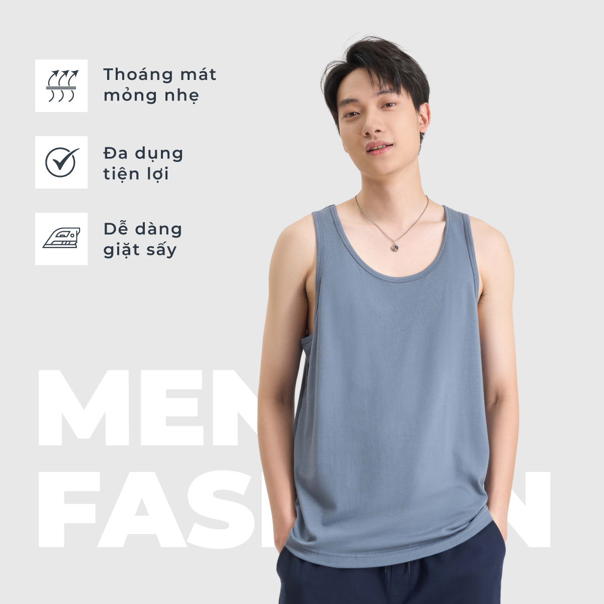 [15-17.10 VOUCHER TỚI 500K] Combo 2 áo mặc nhà nam CANIFA 8LA24A001