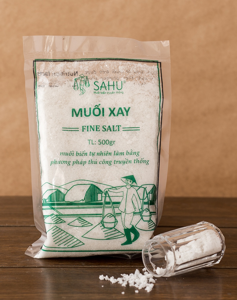 MUỐI HỘT (1KG), MUỐI HẦM (750GR), MUỐI XAY (750GR) SAHU