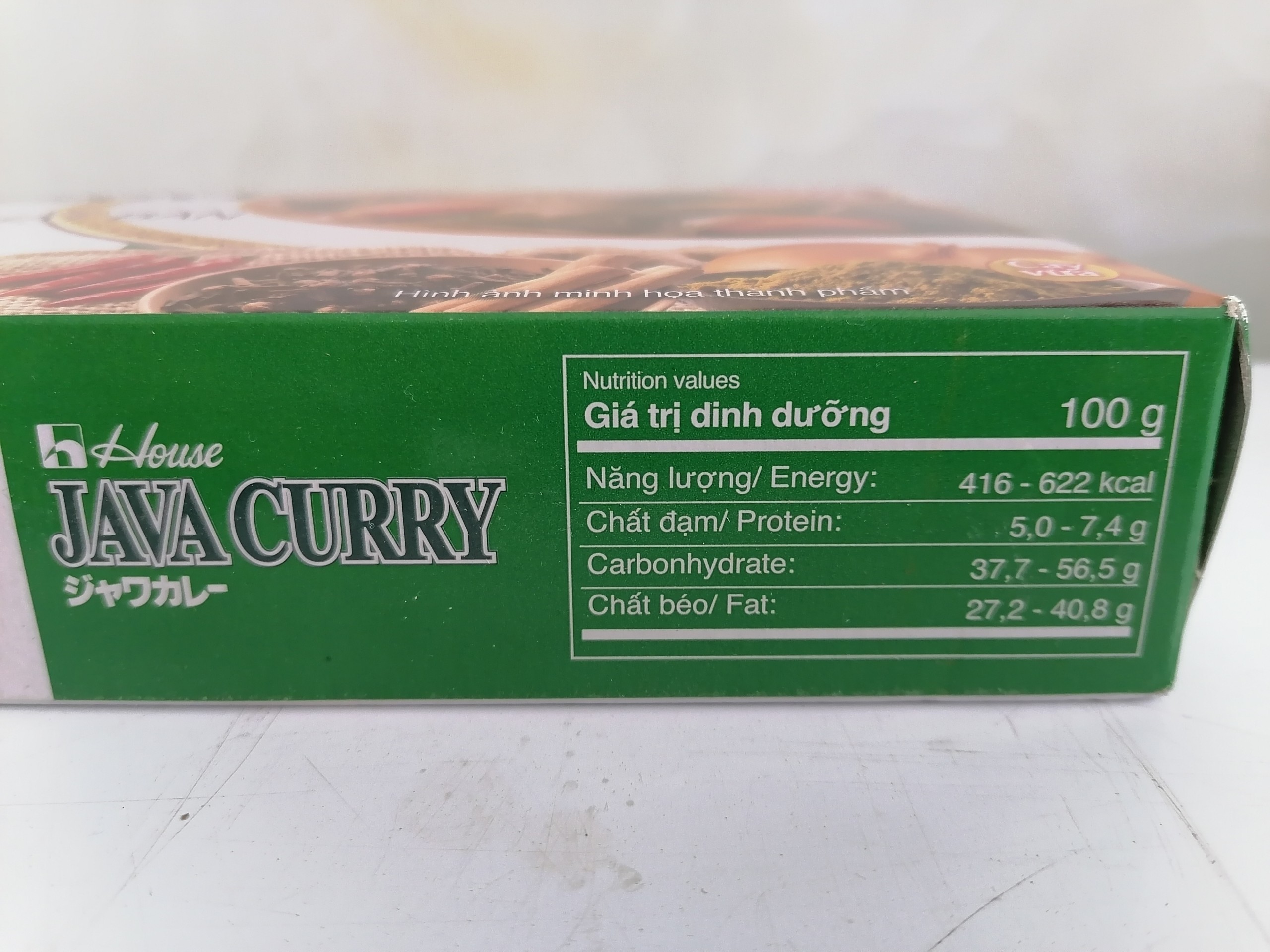 [HỘP LỚN 1 Kg] VIÊN XỐT CÀ RI (CAY VỪA) KIỂU Nhật Bản [VN] HOUSE FOODS Java Curry Roux (hty-hk)