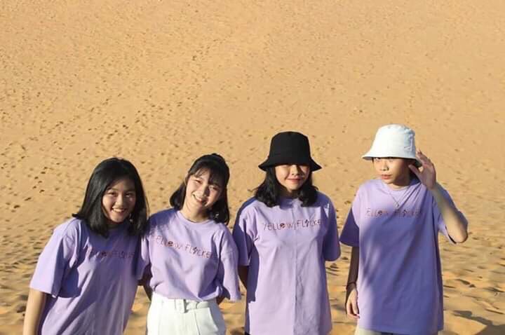 áo phom rộng siêu to màu tím