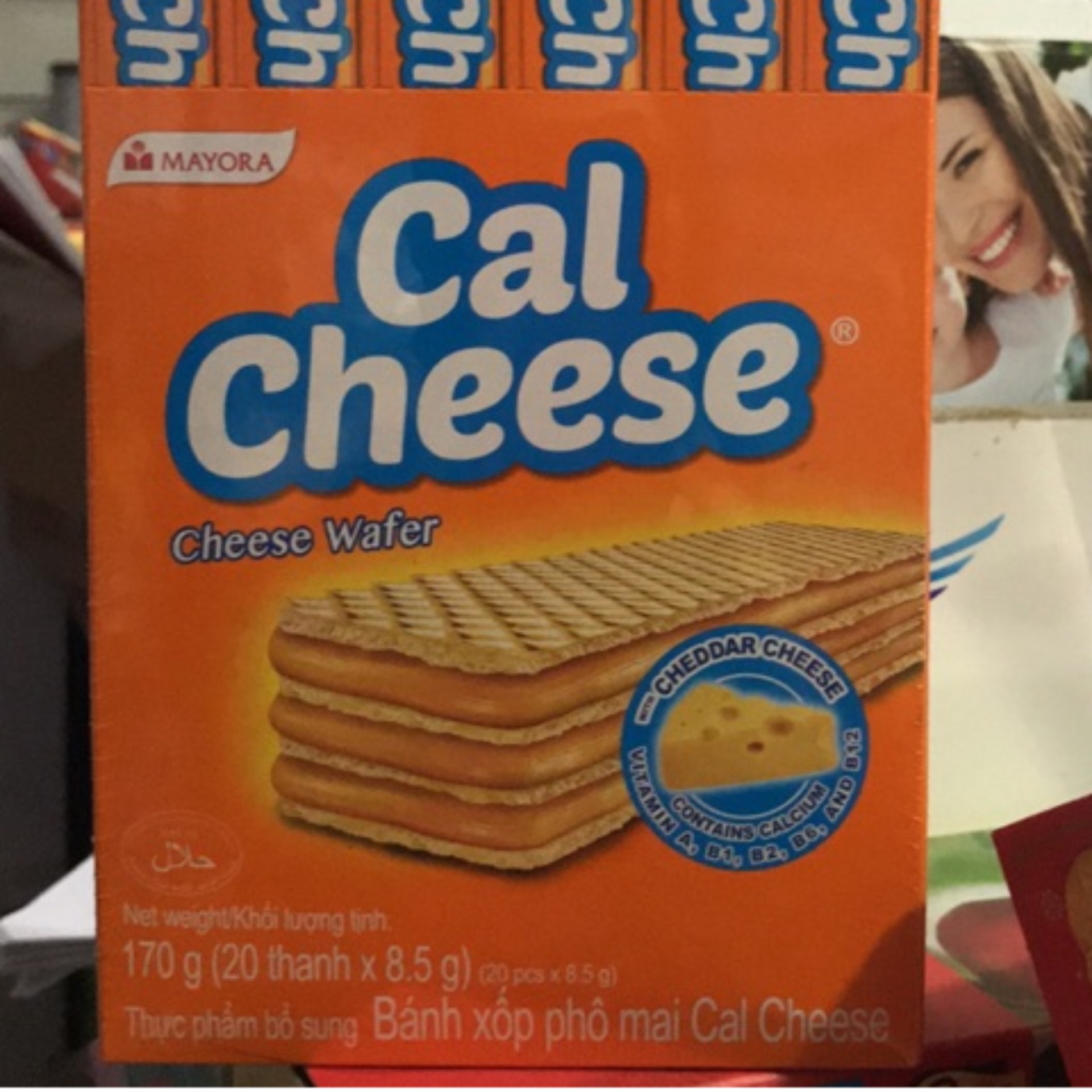 Bánh Xốp Cal Cheese 20 thanh date 11/2024
