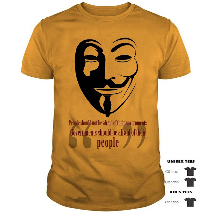 [HCM][SIÊU PHẨM] Áo Thun Hacker Anonymous Cực Chất | Hàng Bao Đẹp | Hacker Anonymous Tshirt