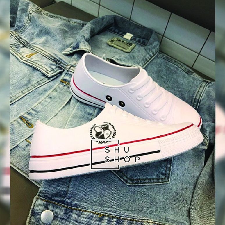 Giày bata thể thao nhựa (LÙI 1 SIZE) iDEP GL012, Giày nhựa đi mưa nam nữ Duwa đúc EVA siêu nhẹ đi mưa chống thấm nước