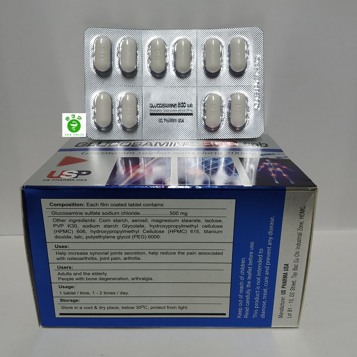 GLUCOSAMINE 500 tab 100 viên