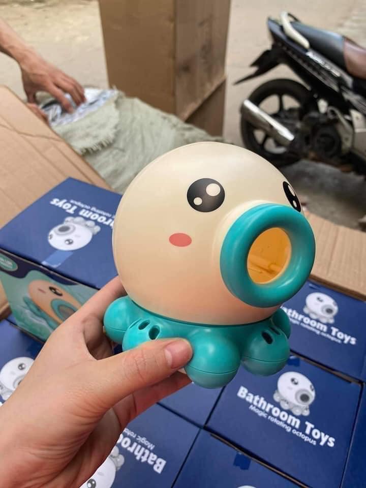 Đồ Chơi Phun Nước Hình Bạch Tuộc Đáng Yêu Cho Bé
