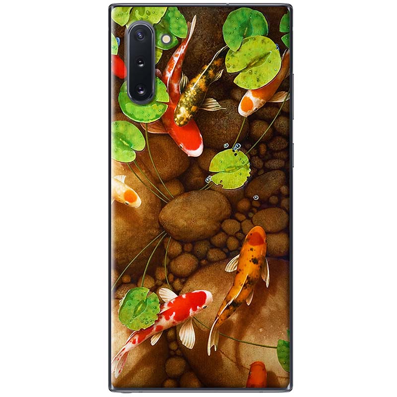 Ốp lưng dành cho samsung galaxy note 10, note 10 plus, note 10 lite, note 20, note 20 ultra mẫu cá koi