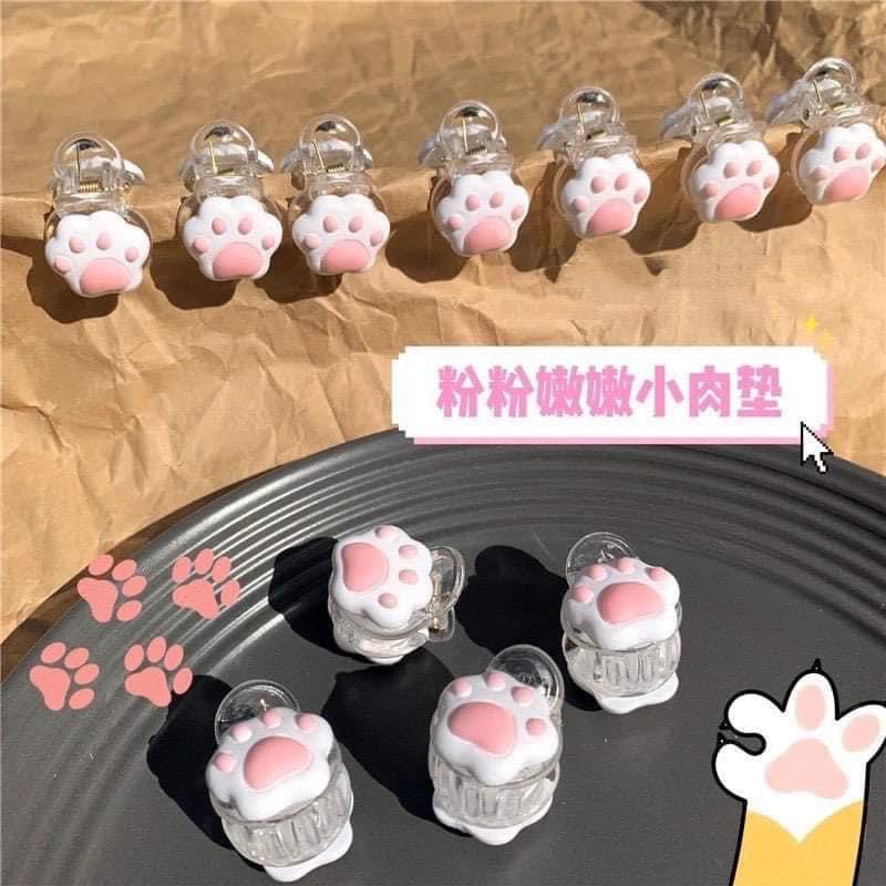 Kẹp tóc chân mèo đáng yêu
