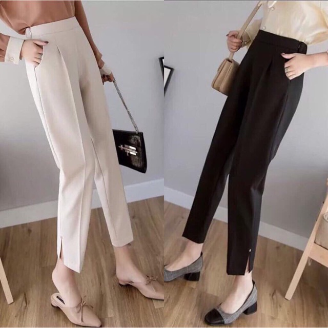 Quần Baggy Xẻ Gấu Siêu Đẹp