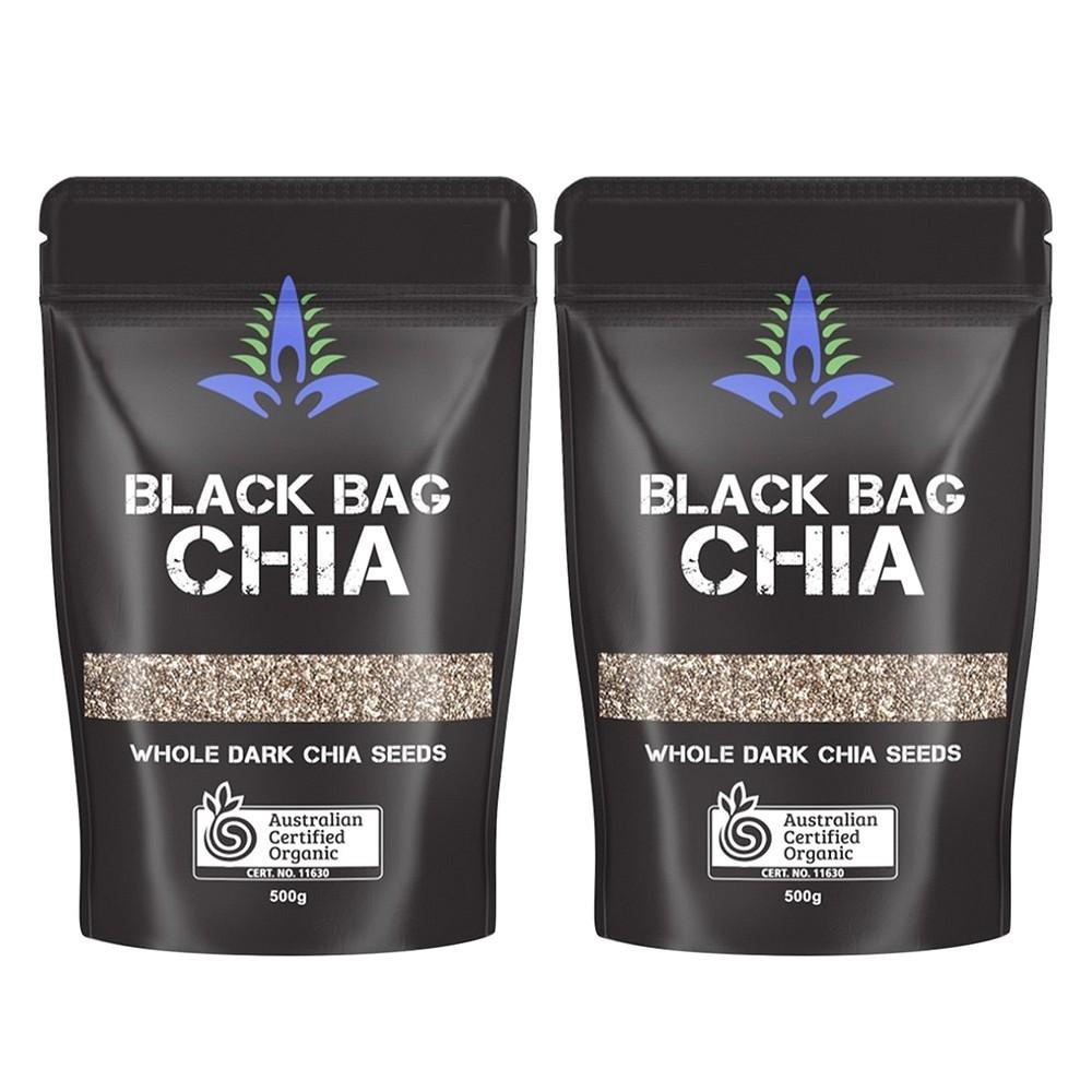 [HCM]Hạt Chia Đen Úc Black Bag túi 500g - Hạt Nhập Khẩu