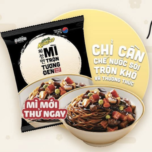 [Siêu thị WinMart] - Mì trộn tương đen cay koreno gói 78g