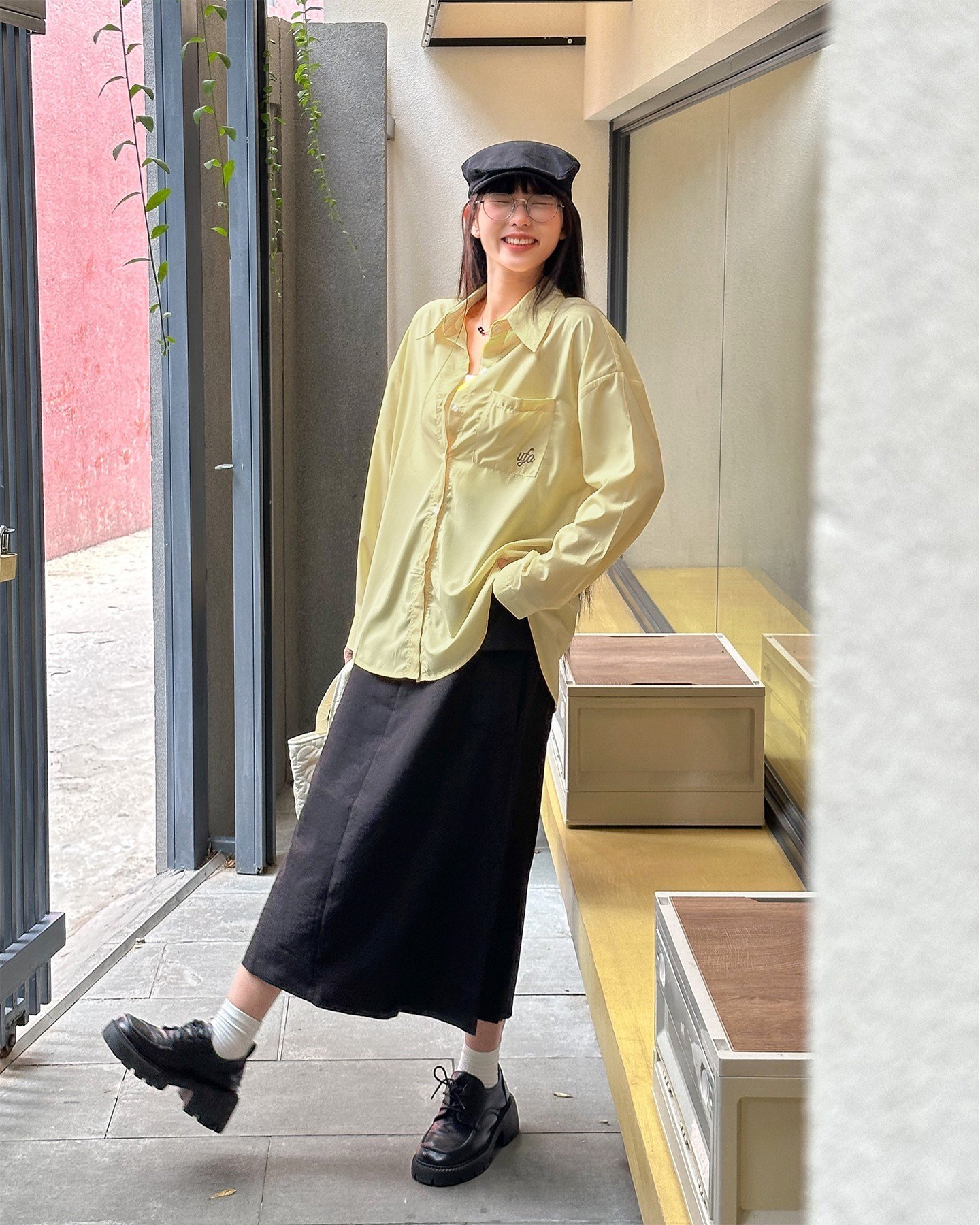 [Nhập LAZLOOK99 GIẢM 100K/500K] Áo sơ mi dài tay vải thô mềm - Poplin Shirt - ufo.thebasic