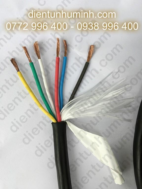 [HCM]5M dây loa sân khâu 6 x 2.5mm 99% Cu - Dây Loa 6 lõi