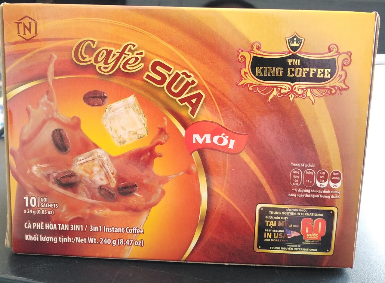 King Coffee - Cà phê sữa 240g